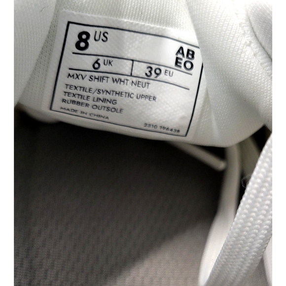 ABEO MXV Shift Shoes Womens Size 8 White Walking Comfort Neutral Sneaker Running - Picture 3 of 13